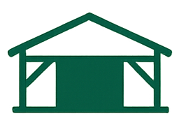 Pole barn icon